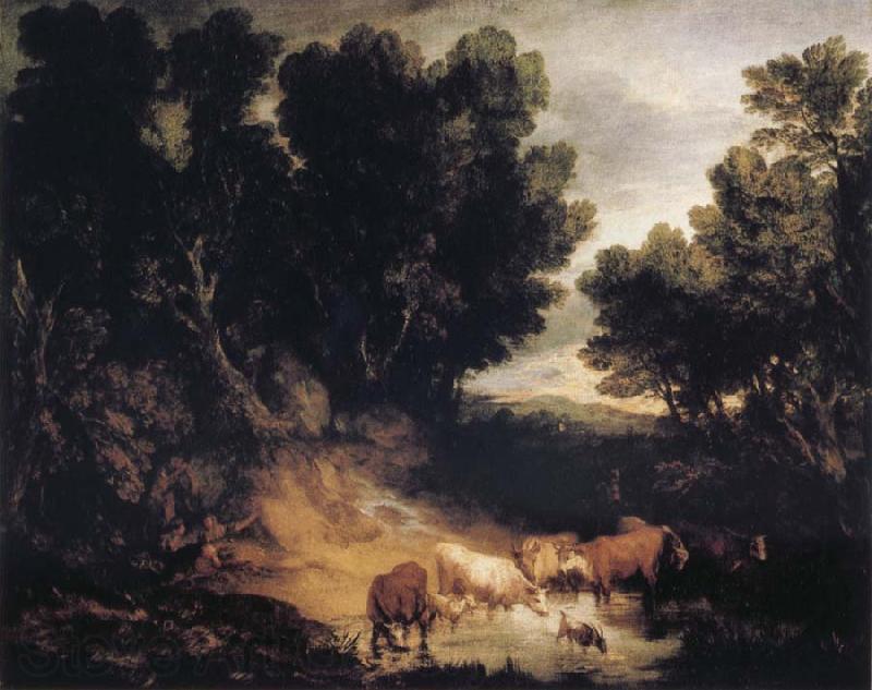 Thomas Gainsborough The Watering Place France oil painting art